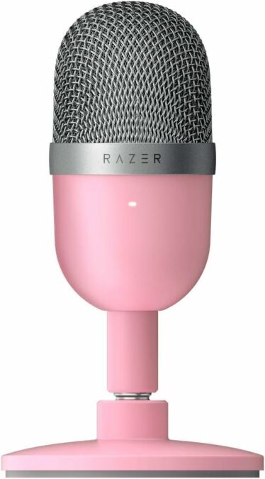 Microfone Condensador Razer Seiren Mini USB, Quartz Rosa