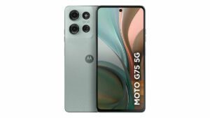 Smartphone Moto G75 5g 256gb Vegan Leather Cor Cinza Motorola | Parcelamento sem juros